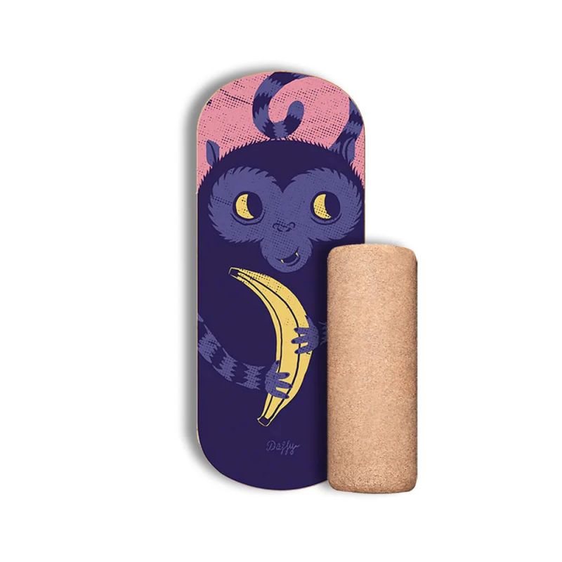 DAFFY BOARDS Kinder Balance Board - Banana Monkey