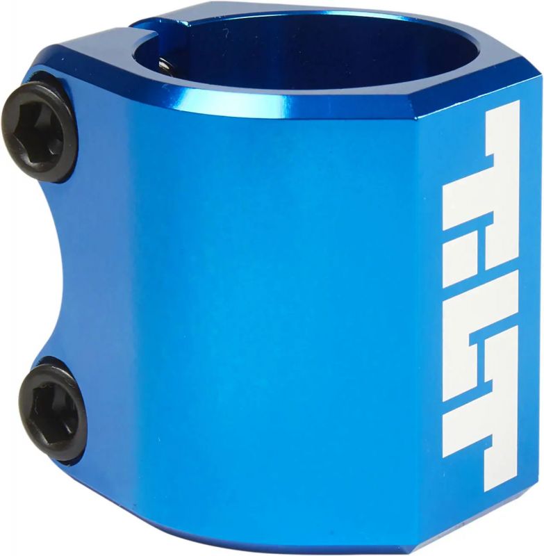 TILT Classic Double Clamp Blue - Stunt Scooter Clamp
