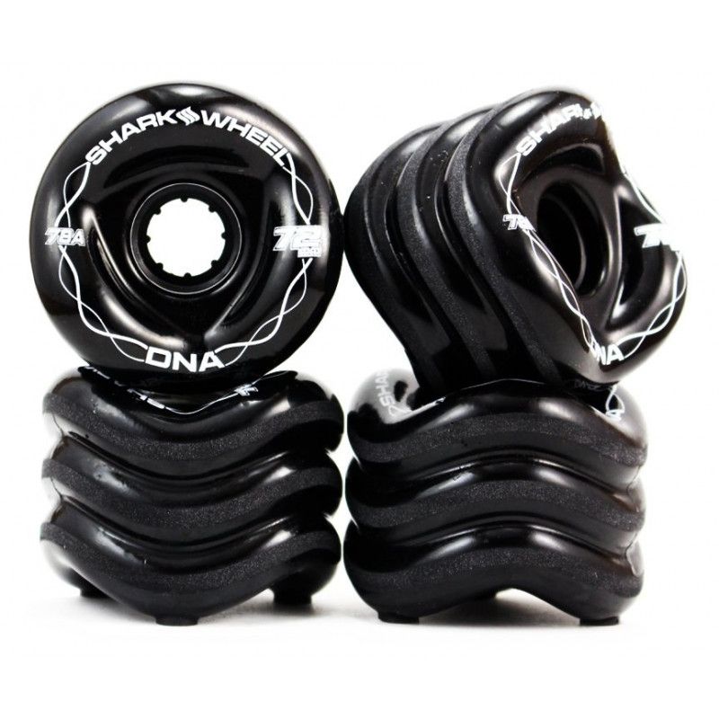 SHARK WHEELS DNA 72mm 78a Black