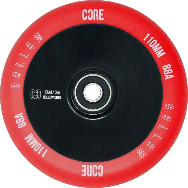 CORE Hollowcore V2 110mm - Red/Black - Stuntscooter Rolle
