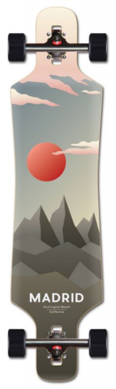 MADRID Spade 39" Luna - Longboard Komplett