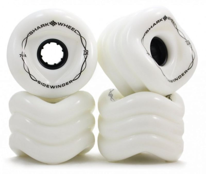 SHARK WHEELS Sidewinder 70mm 78a White