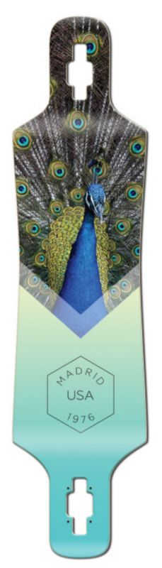 MADRID Spade 39" Peafowl - Longboard Deck