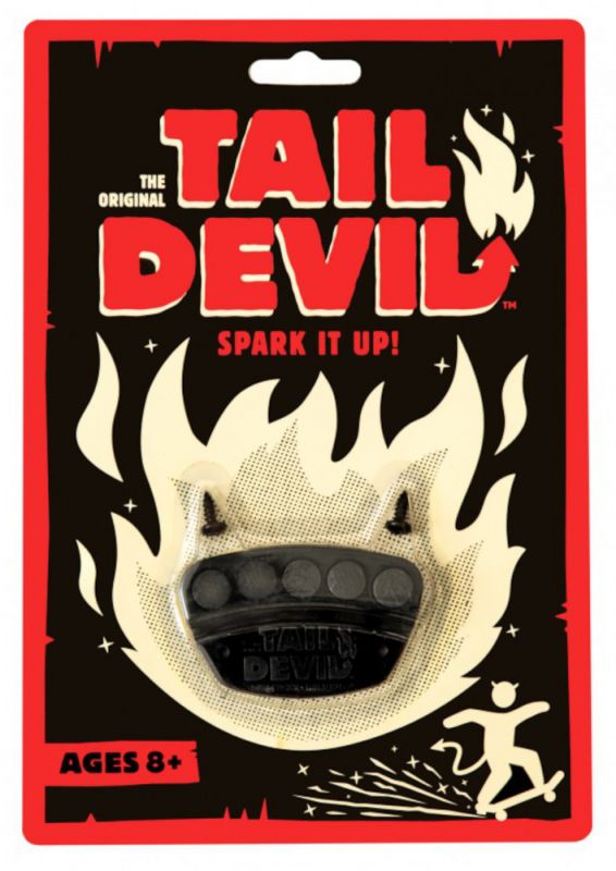 TAIL DEVIL Skateboard Spark Plate - Black - Funkenplatte für Skateboards