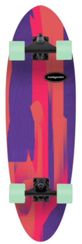 LANDYACHTZ Groveler 32.5" Purple - Surfskate Komplett