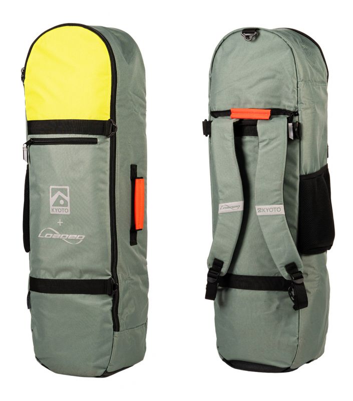 LOADED x KYOTO SB Pro II Collab Board Bag - Acid Moss - Longboard Rucksack