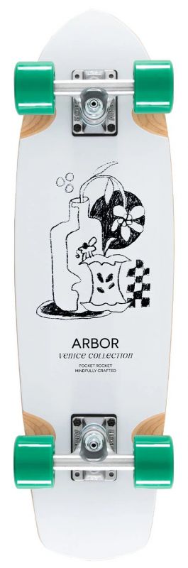 ARBOR Pocket Rocket Venice 27" White - Minicruiser Komplett