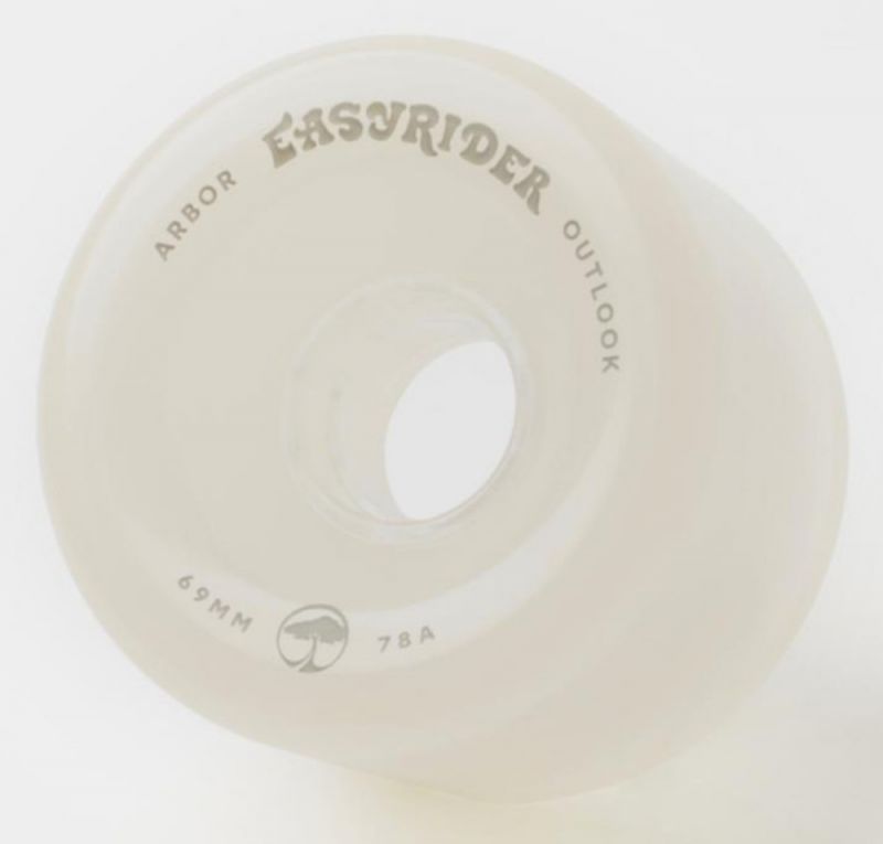ARBOR Outlook 69mm 78a Ghost White - Longboard Rollen