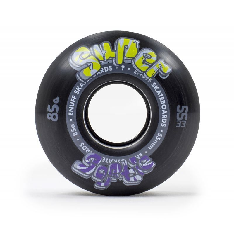 ENUFF Super Softie Wheels 55mm 85a Black - Skateboardrollen