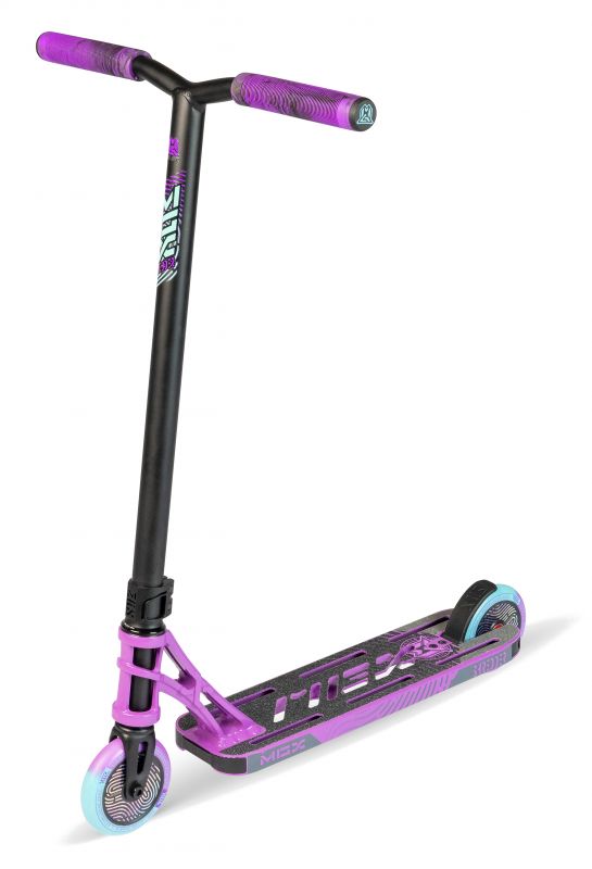 MADD GEAR MGX Shredder Black/Purple - Stunt Scooter Komplett