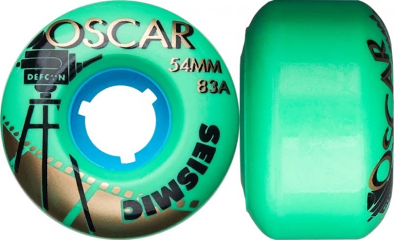 SEISMIC Oscar Wheels 54mm 83A Cyan - Skateboard Rollen