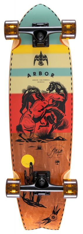 ARBOR Sizzler Artist 'Jess Mudgett' 30.5" - Minicruiser Komplett