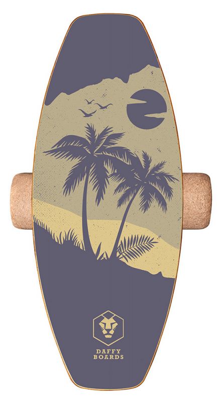 DAFFY BOARDS - Radial - Palm Trees - Balance Board