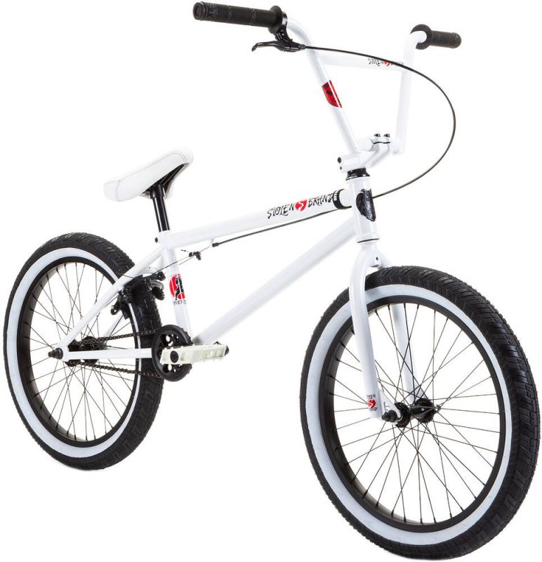 STOLEN Overlord 20" - Snow Blind White - Freestyle BMX Bike