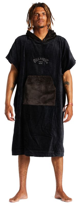 BILLABONG Mens Hooded Towel 'Black' - Surf Poncho