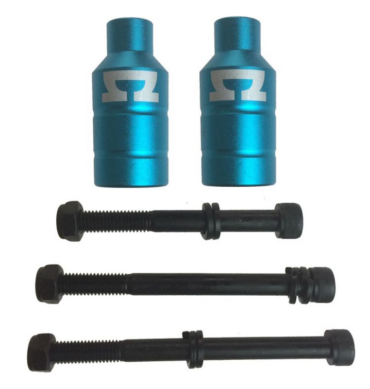 AO SCOOTER Double Peg Kit incl. 3 Bolts Turquoise