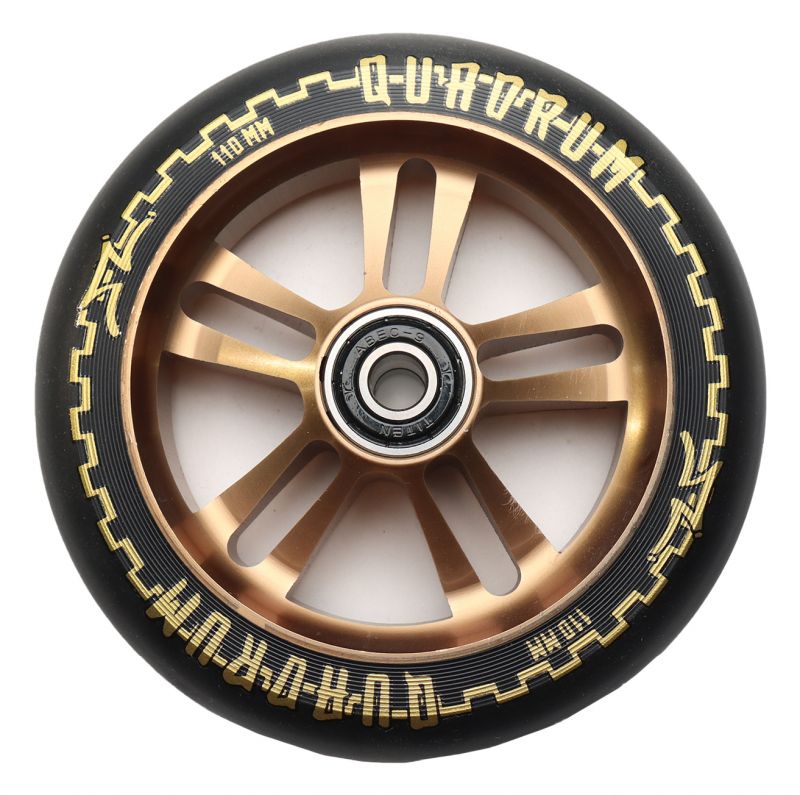 AO SCOOTERS Quadrum V3 Wheel 110mm - Gold - Scooter Rolle