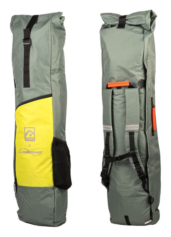 LOADED x KYOTO Long Base Collab Board Bag - Acid Moss - Longboard Rucksack