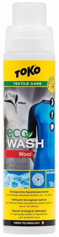 TOKO Eco Wool Wash 250ml - Umweltfreundliches Waschmittel für Naturfasertextilien