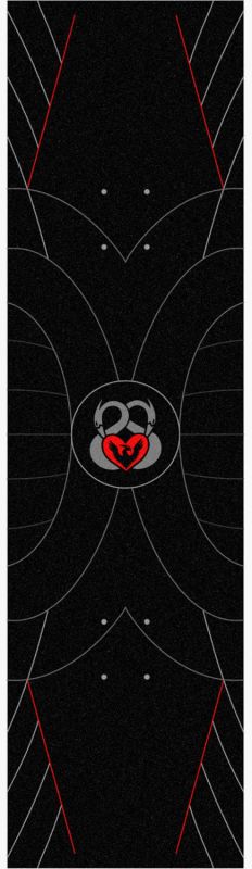 POWELL PERALTA Andy Anderson 'Theory Map' Griptape - 9"x 33"