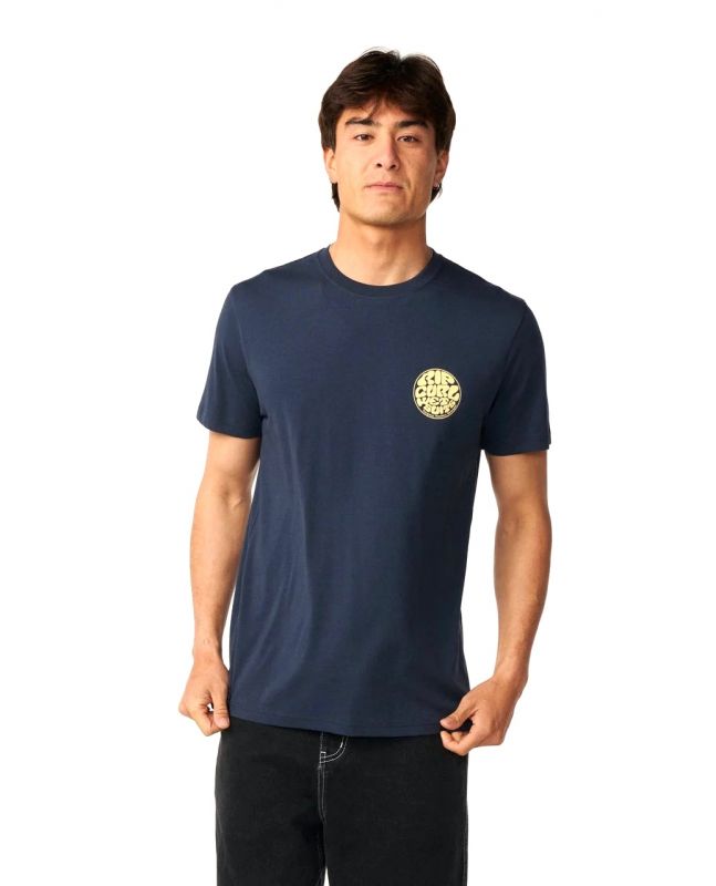 RIP CURL Wettie Icon Tee - Dark Navy