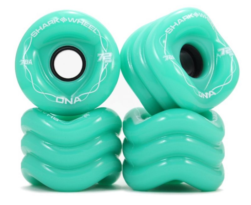 SHARK WHEELS DNA 72mm 78a - Turquoise