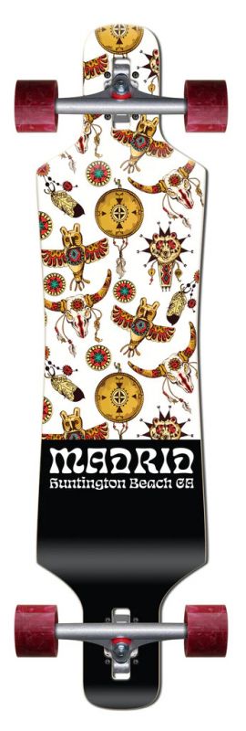 MADRID Spade 39" Totem - Longboard Komplett