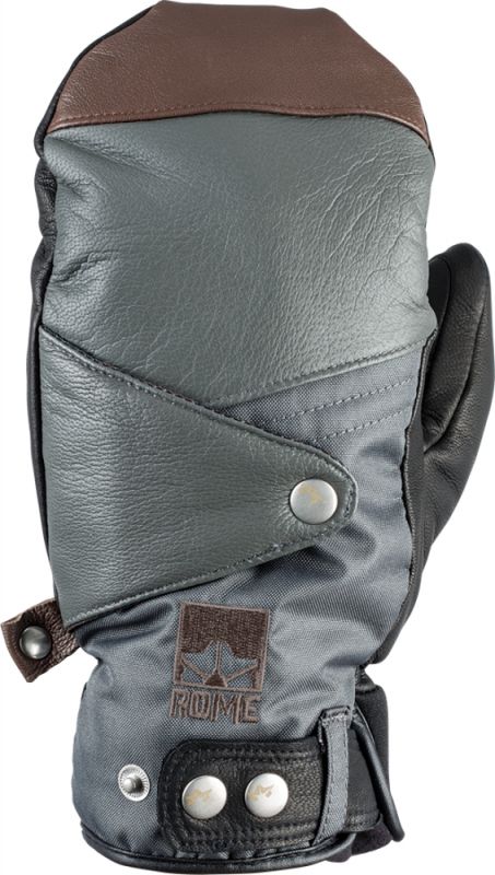 ROME Bowery Mitt Glove Grey L - Fausthandschuh