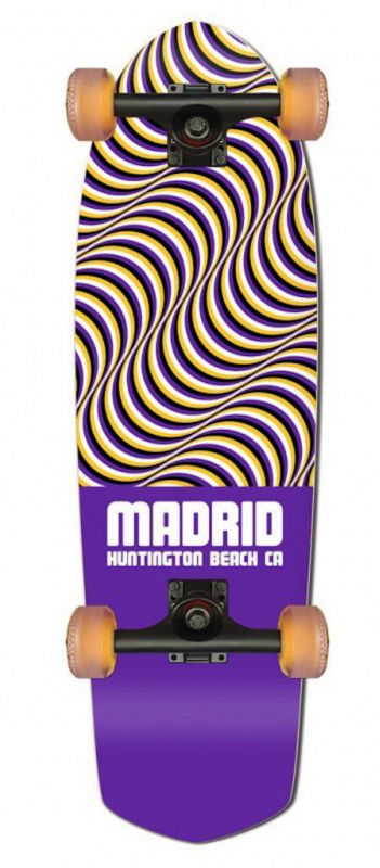 MADRID Picket Illusion Purple 28.5" - Minicruiser Komplett