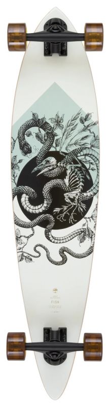 ARBOR Fish Bamboo 'El Rose' 37" - Longboard Komplett