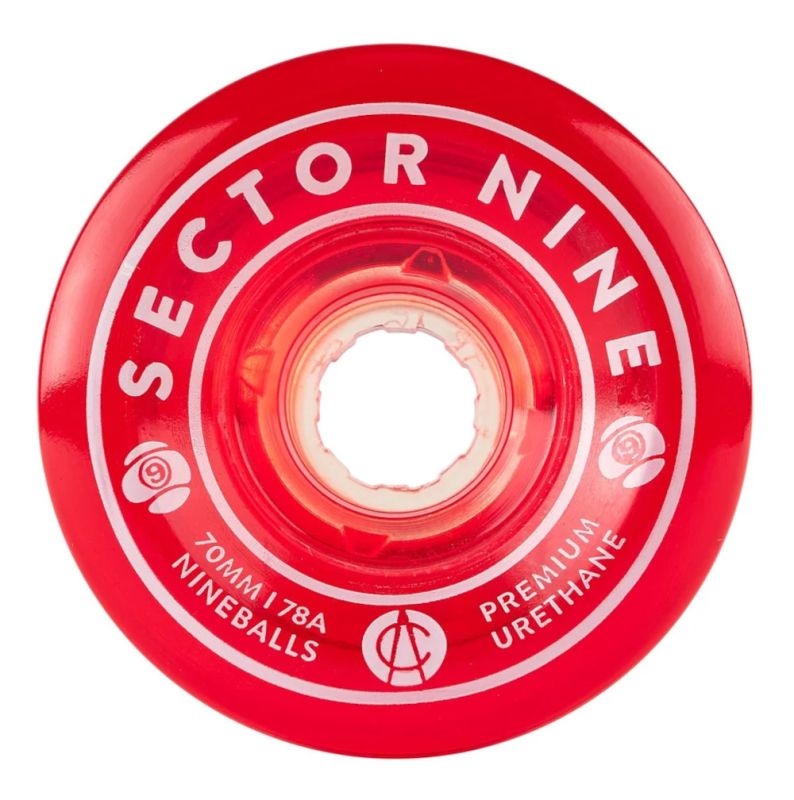 SECTOR 9 Nineballs 70mm 78a Red