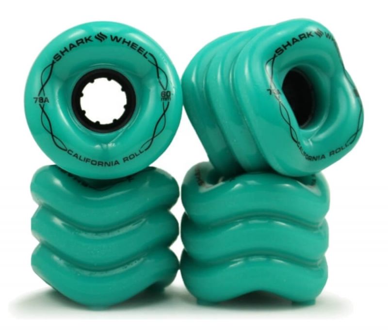 SHARK WHEELS California Roll 60mm 78a - Turquoise