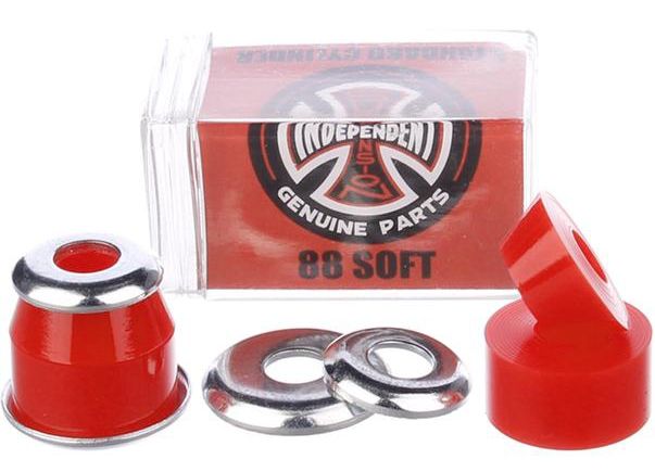 INDEPENDENT Standard Cylinder Cushions Soft 88A Red Bushings
