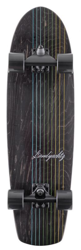 LANDYACHTZ Butter Black Lines 31" - Surfskate Komplett