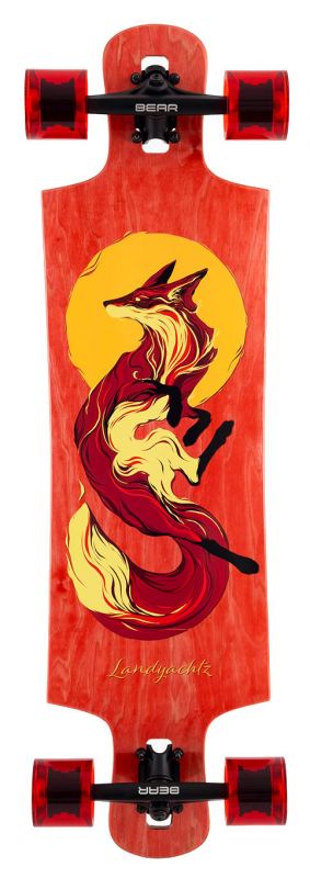 LANDYACHTZ Drop Hammer Sun Fox - Longboard Komplett