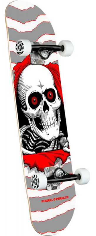 POWELL PERALTA Ripper 8" One Off-Silver - Skateboard Komplett
