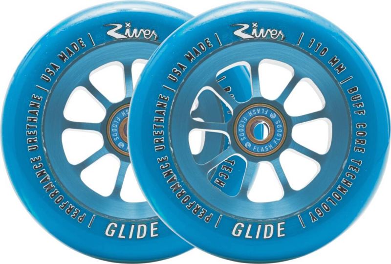 RIVER Naturals Glide 110mm - Sapphire - Stunt Scooter Wheels