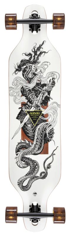 ARBOR Axis 40" Bamboo - K Darmaeva - Longboard Komplett