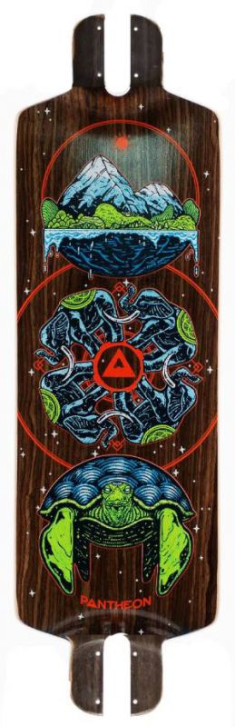 PANTHEON Pranayama 'Cosmic Turtle' 31.5" - Longboard Deck