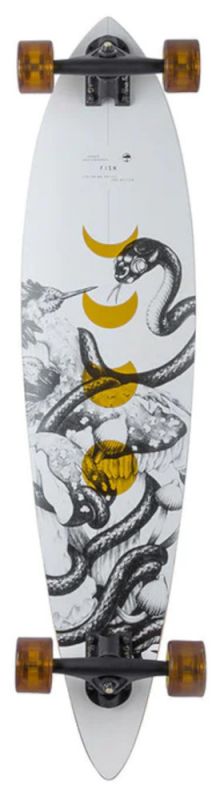 ARBOR Fish Bamboo 'Zoe Keller' 37" - Longboard Komplett