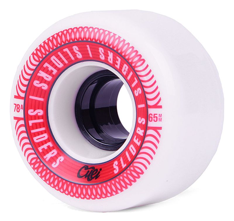 CUEI Sliders 65mm 78a White/Red