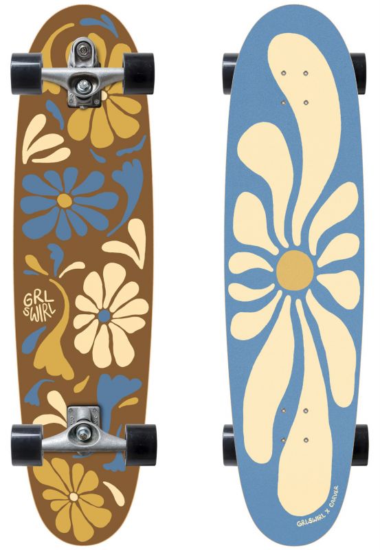 CARVER X GRLSWIRL Longswirl 38" C7 - Surfskate Komplett