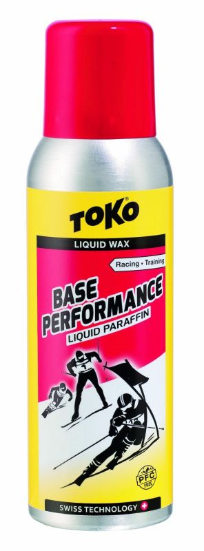 TOKO Base Performance Liquid Paraffin Red 100ml - Flüssiger Snowboardwachs