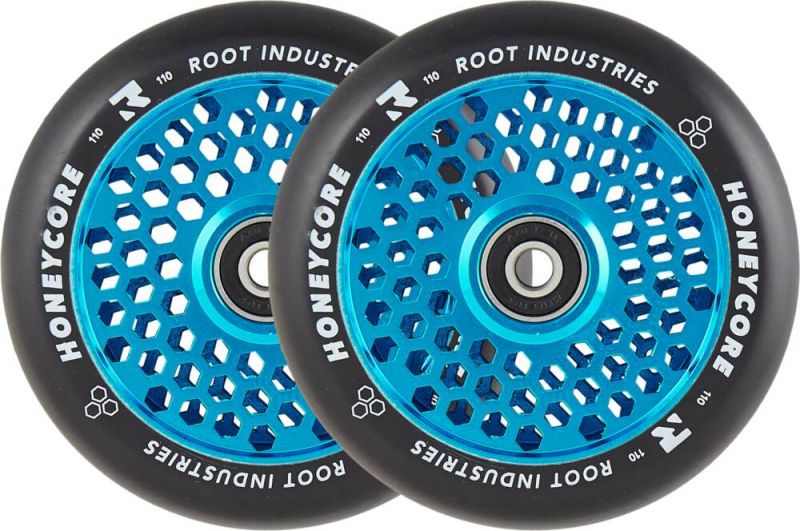 ROOT INDUSTRIES Honeycore 110mm Blue - 2-Pack Stunt Scooter Rollen