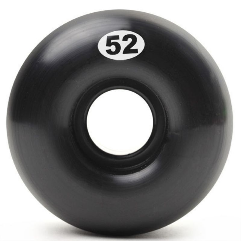 FORM Solid Skateboard Wheels 52mm Black
