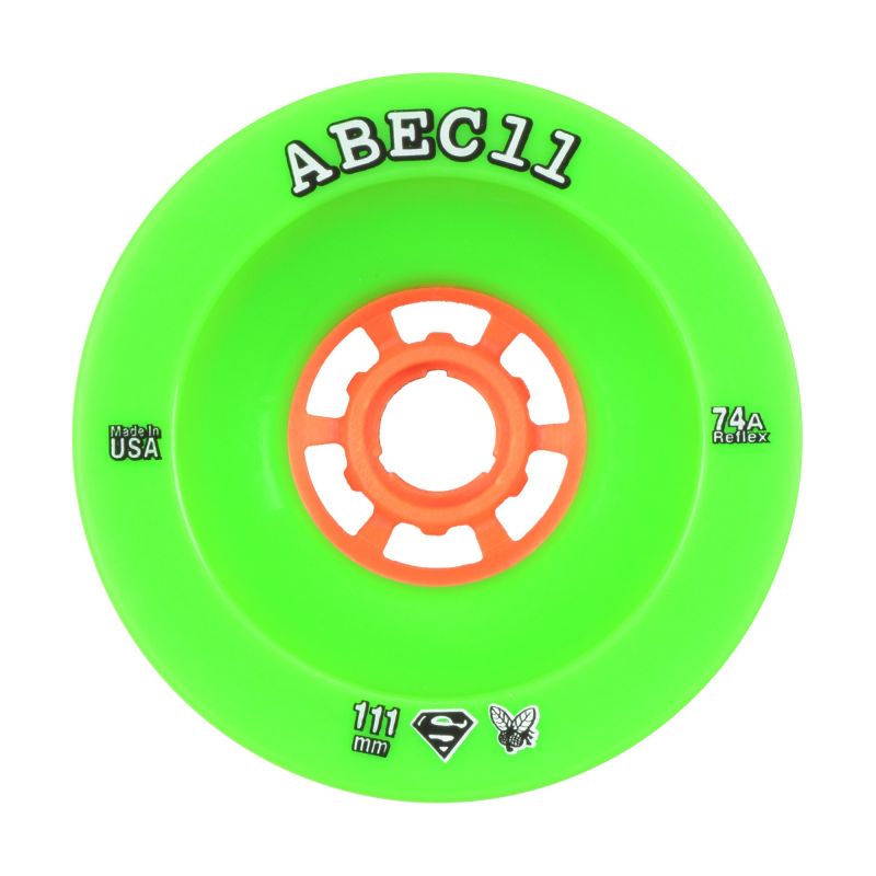 ABEC 11 Superfly 111mm 74a Lime - LDP-/eSk8-Rolle
