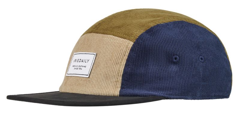 IRIEDAILY Corvin 5 Panel Cap - Olive Navy
