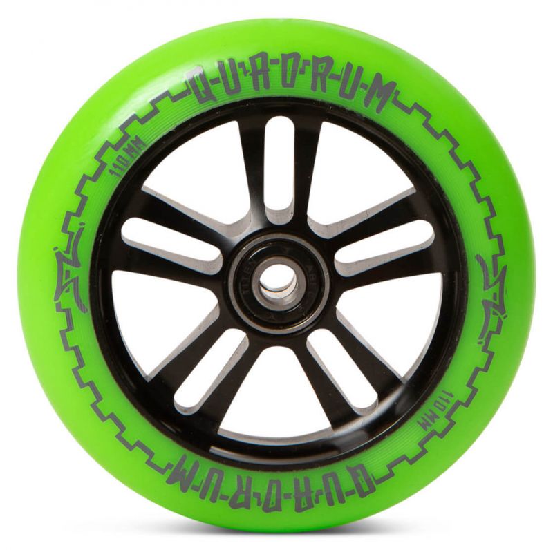 AO SCOOTERS Quadrum V3 Wheel 110mm - Green - Scooter Rolle
