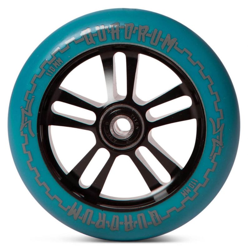 AO SCOOTERS Quadrum V3 Wheel 110mm - Turquoise - Scooter Rolle