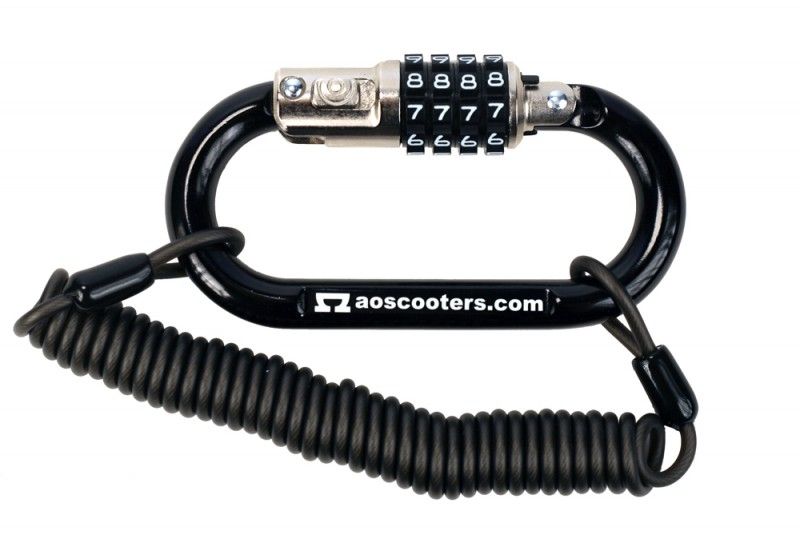 AO Carabiner Lock / Sicherheitsschloss Black